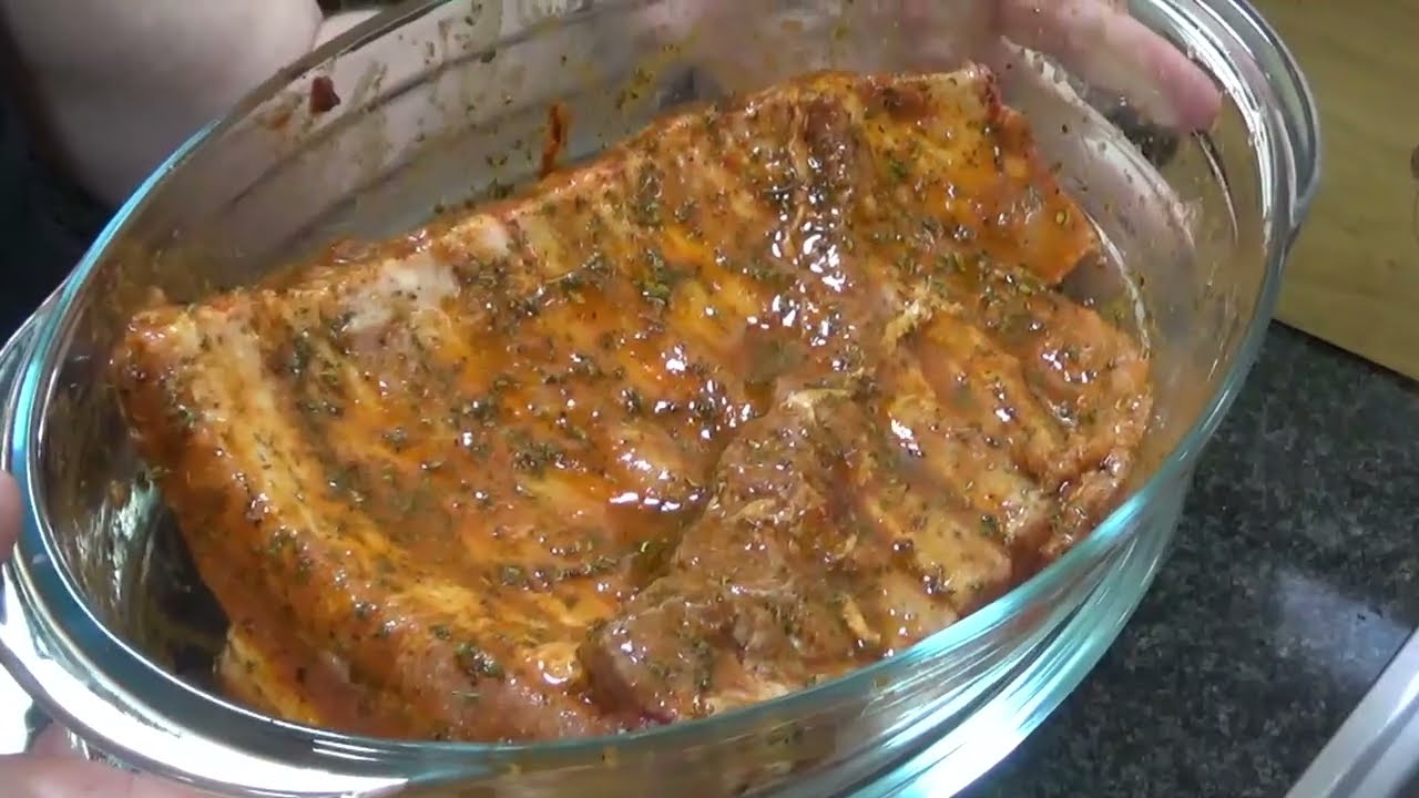adobo para costillas de cerdo a la brasa