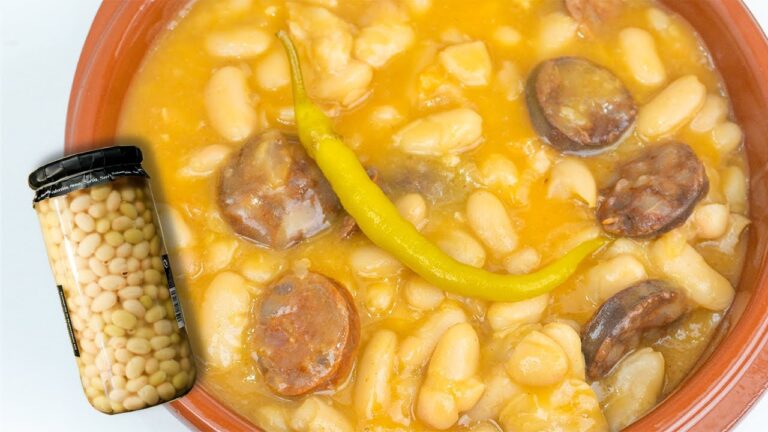alubias de bote con chorizo y morcilla
