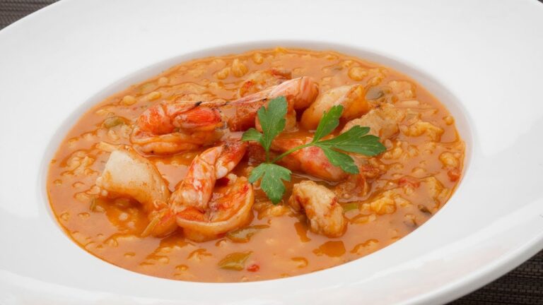 arroz con sepia y gambas arguiñano