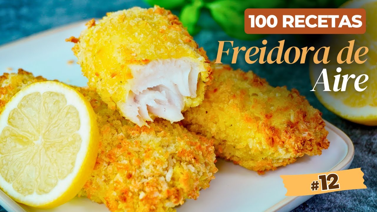 bacalao rebozado en freidora sin aceite