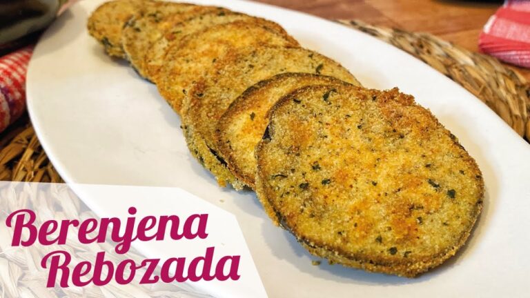 berenjenas fritas con miel en freidora de aire