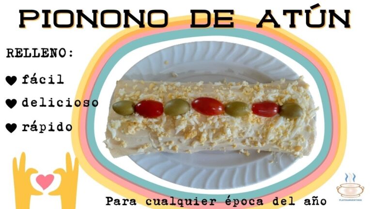 brazo de gitano salado relleno de atún