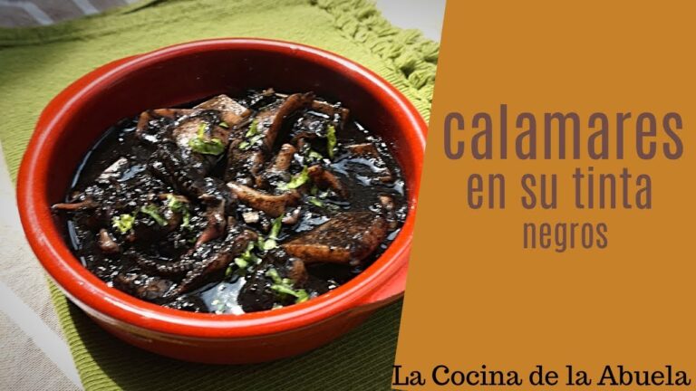 calamares en su tinta receta dela abuela