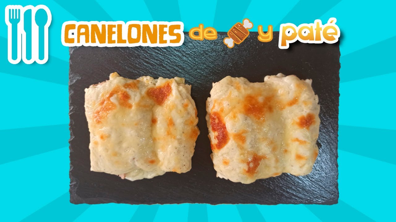 canelones de carne picada y pate