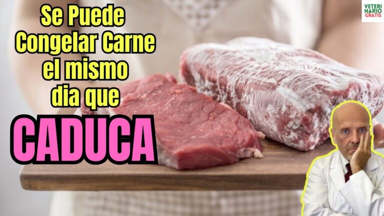 carne congelada caducada se puede comer