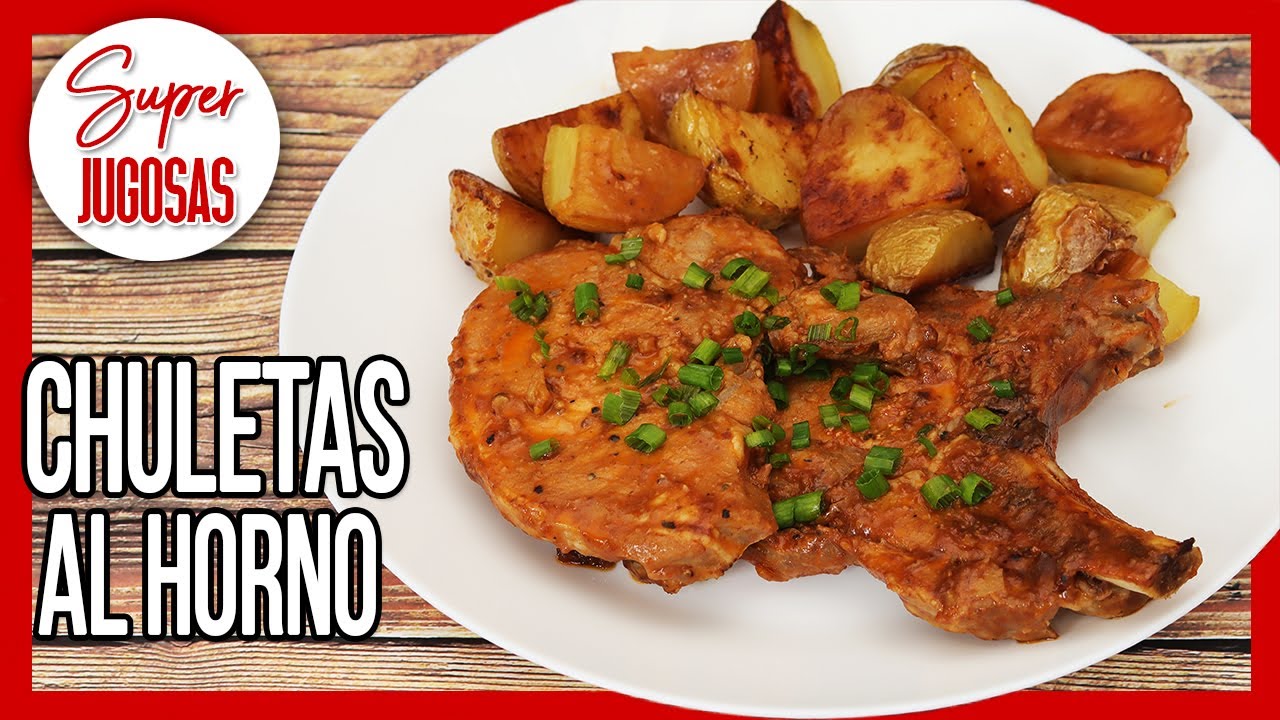 chuletas al horno tiempo de cocción