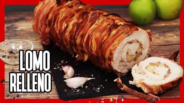 cinta de lomo rellena al horno