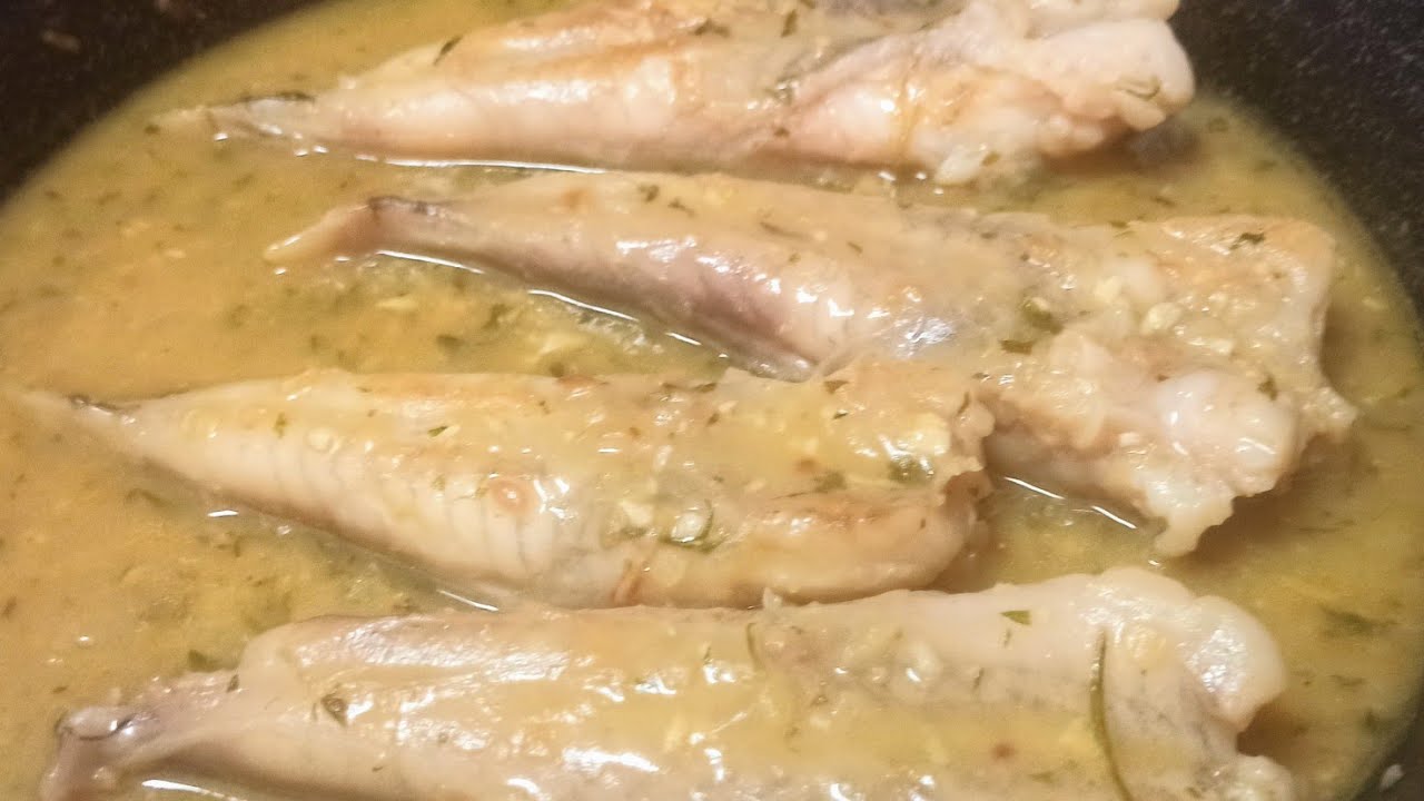 colas de rapitos en salsa verde