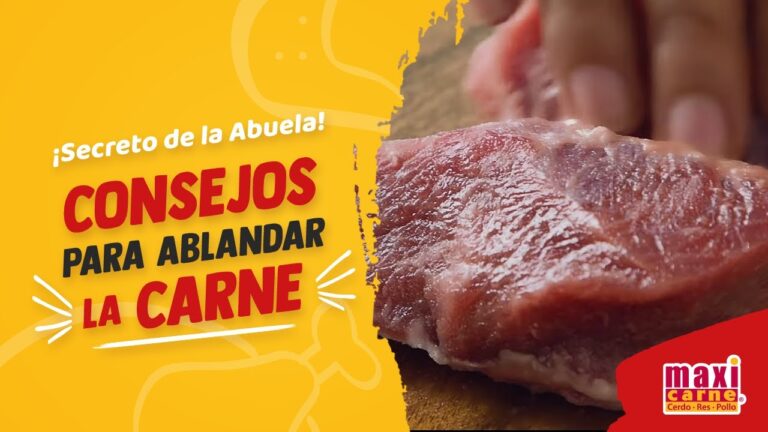 como ablandar la carne para guisar