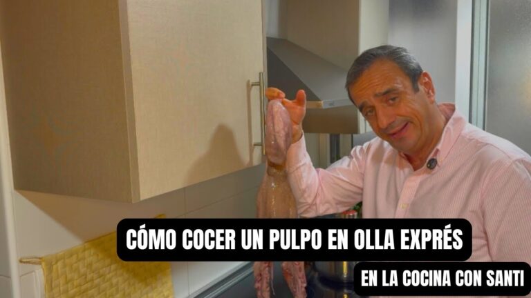 como cocer pulpo en olla express