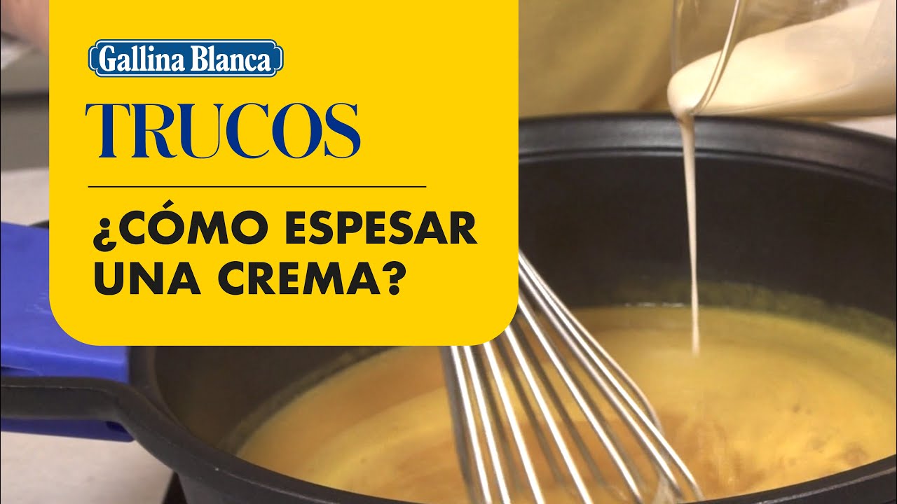 como espesar una crema de verduras