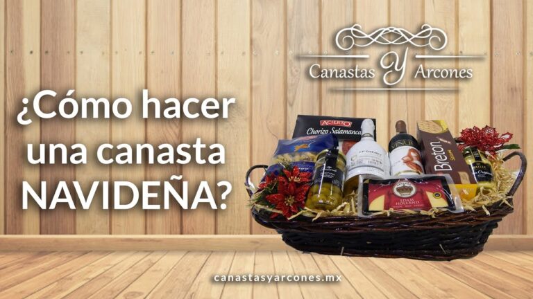 como montar una cesta de navidad