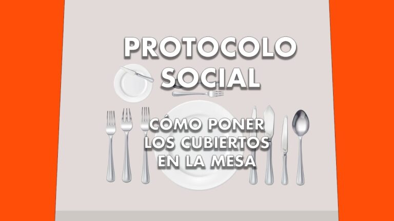 como poner cubiertos en el plato