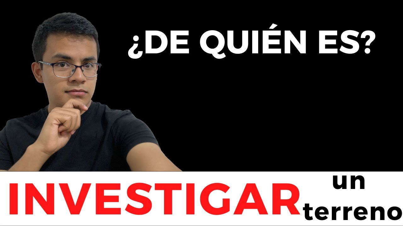 como saber a quien pertenece un terreno