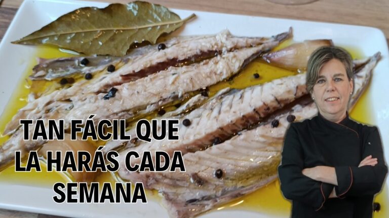cómo se hace la caballa en escabeche