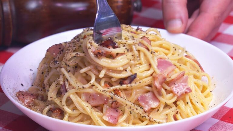 como se hace la pasta carbonara