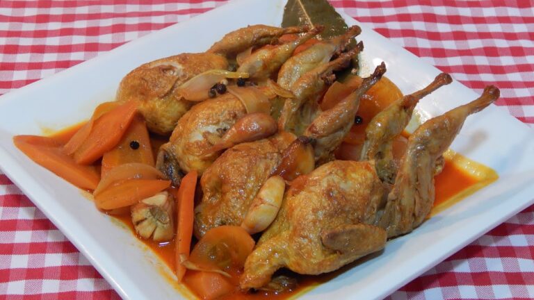 con que acompañar codornices en escabeche