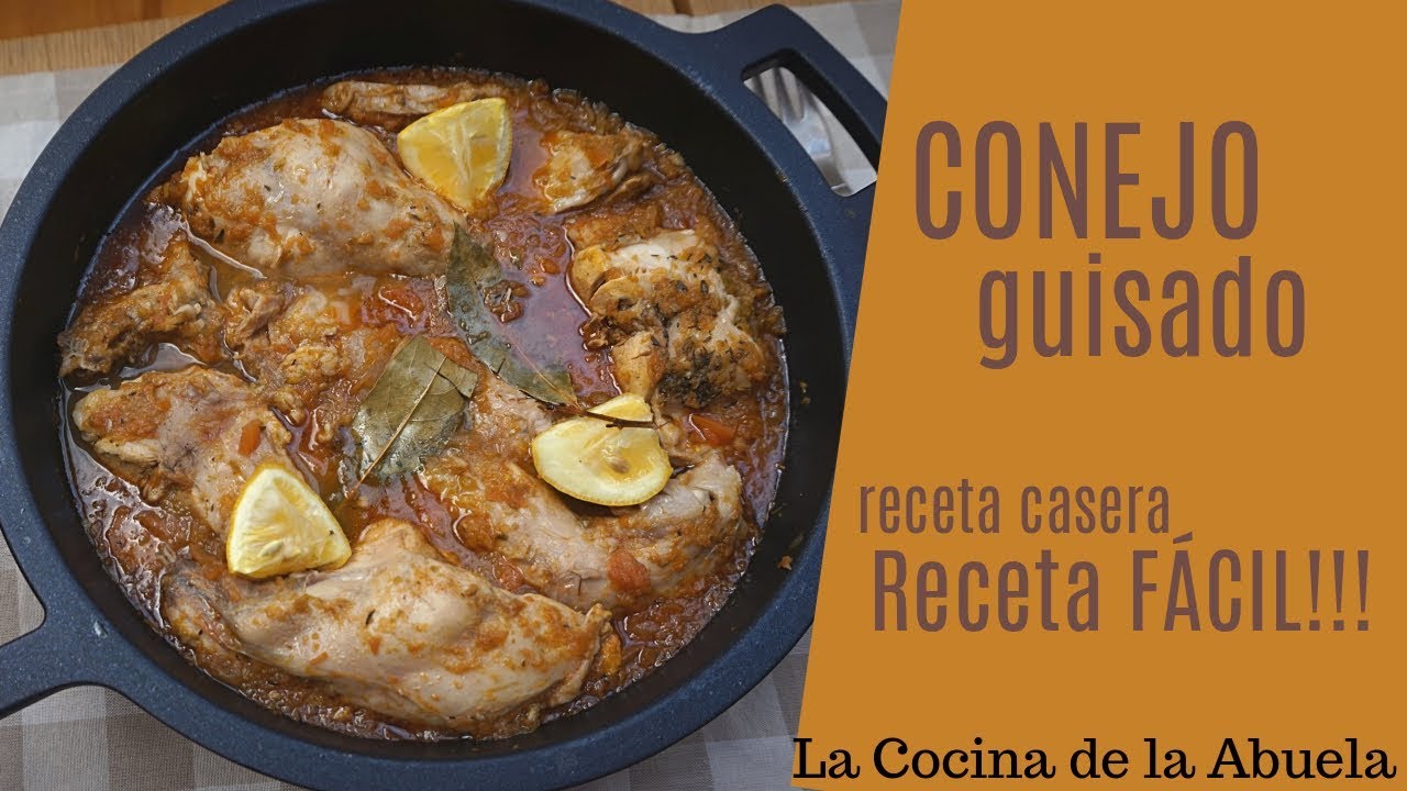 conejo guisado al estilo de la abuela