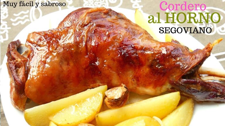 cordero asado con patatas estilo segovia
