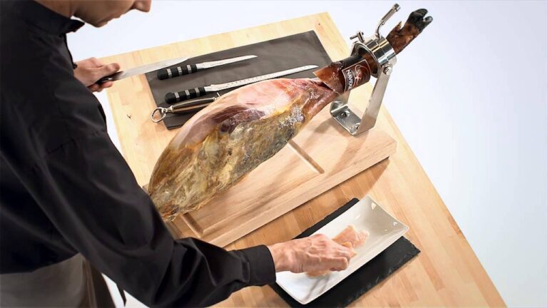 cortar un jamon paso a paso