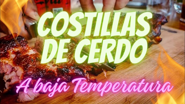 costilla de cerdo a baja temperatura