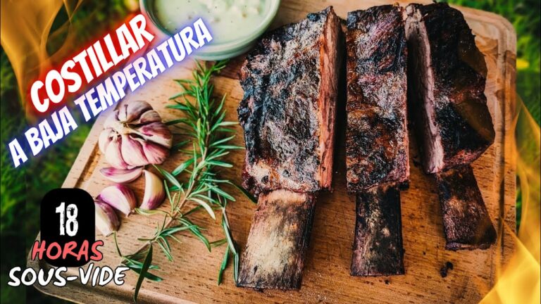 costillas a baja temperatura 4 horas