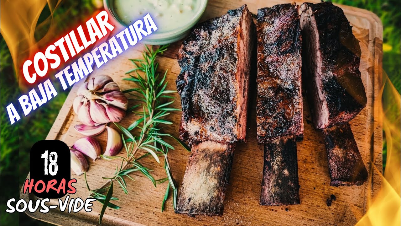 costillas a baja temperatura 4 horas