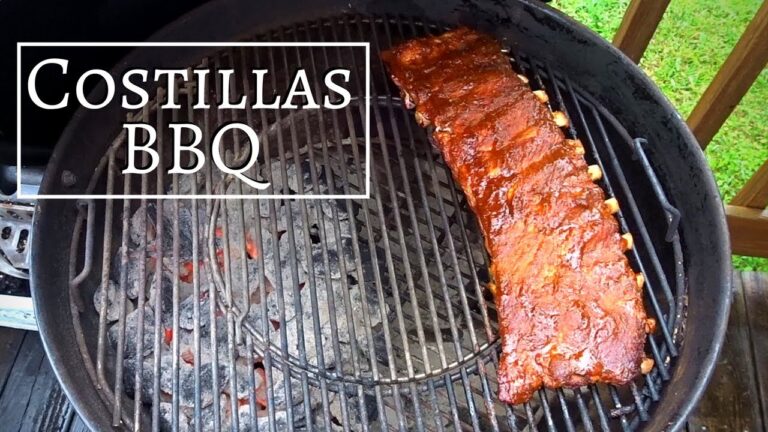 costillas de cerdo con salsa barbacoa