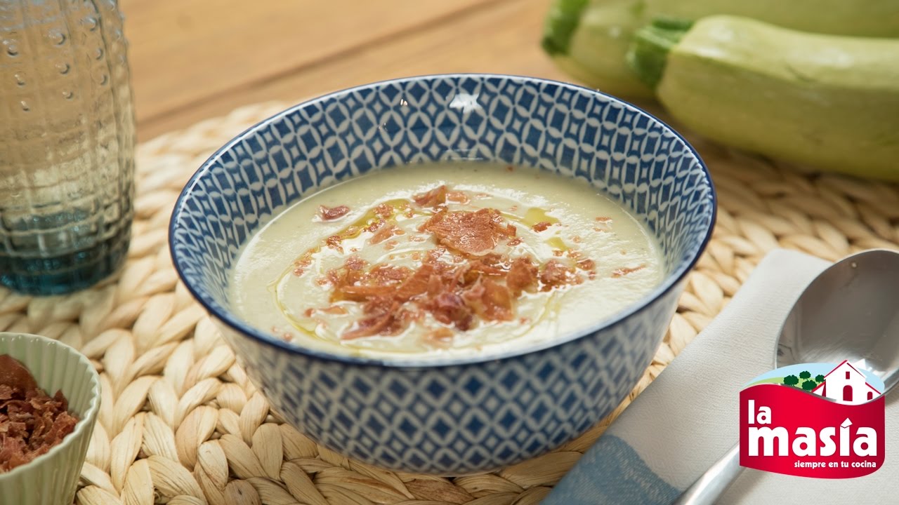 crema de coliflor calabacín y zanahoria