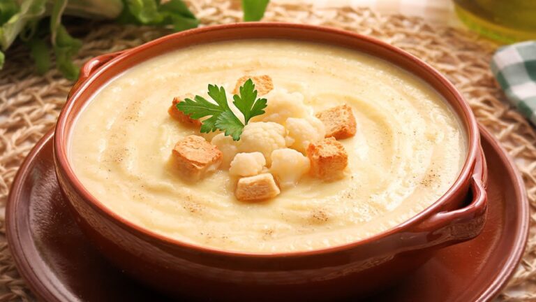 crema de coliflor de la abuela