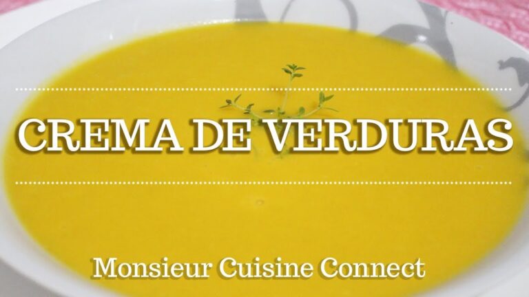 crema de verduras monsieur cuisine plus