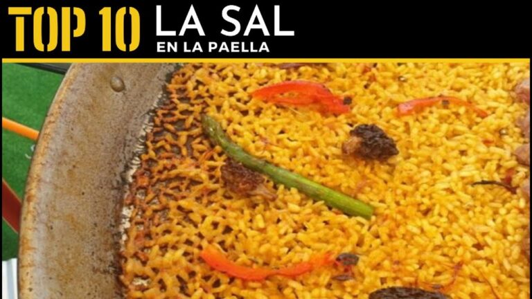 cuando echar sal a la paella