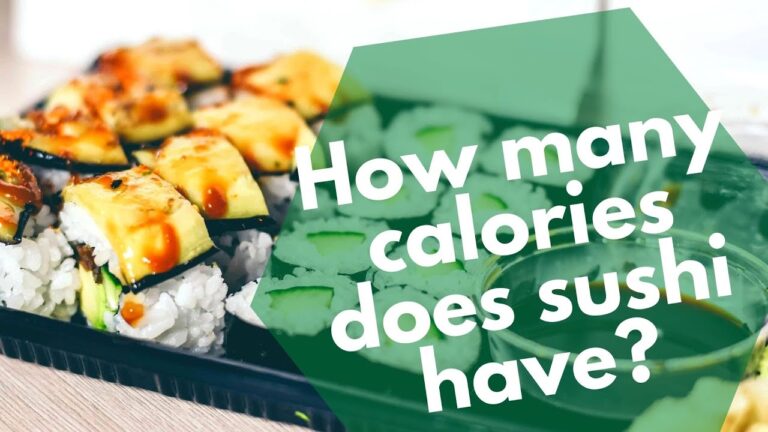 cuantas calorias tiene el sushi de salmon