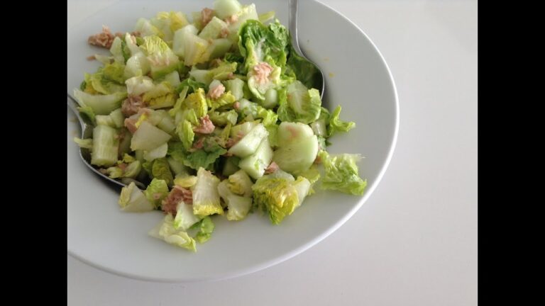 cuantas calorias tiene una ensalada de atun con lechuga