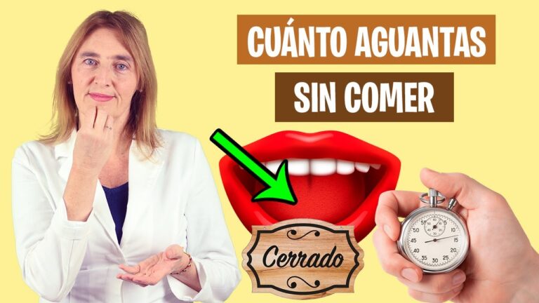 cuánto aguanta una persona sin comer