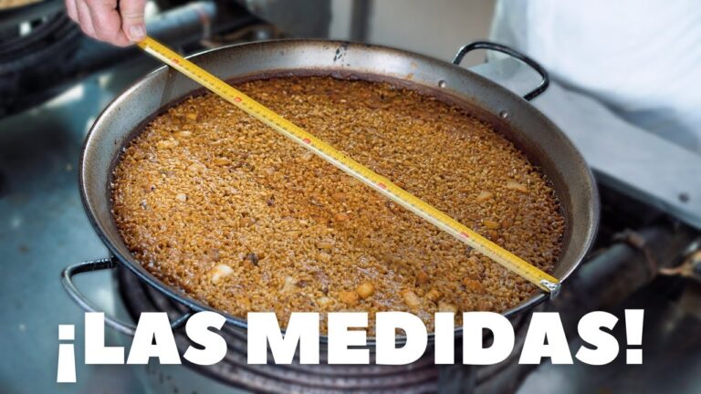 cuanto pesa un plato de paella