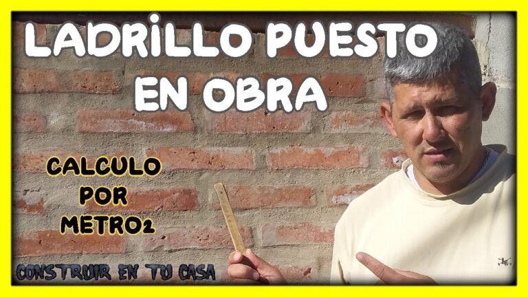 cuantos ladrillos entran en un m2