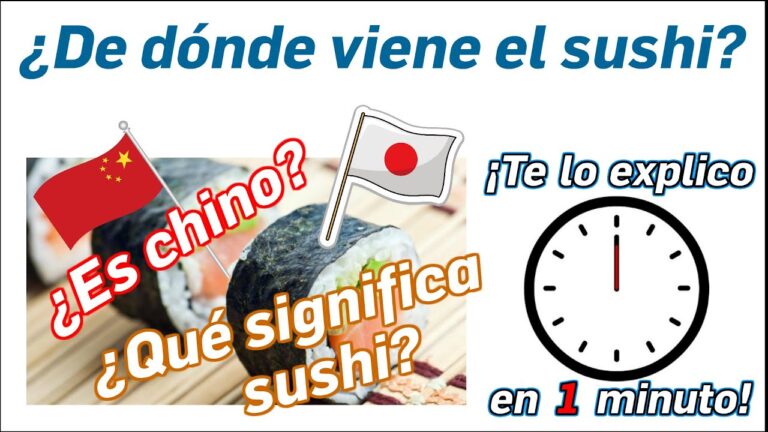 de donde es el sushi de china o japón