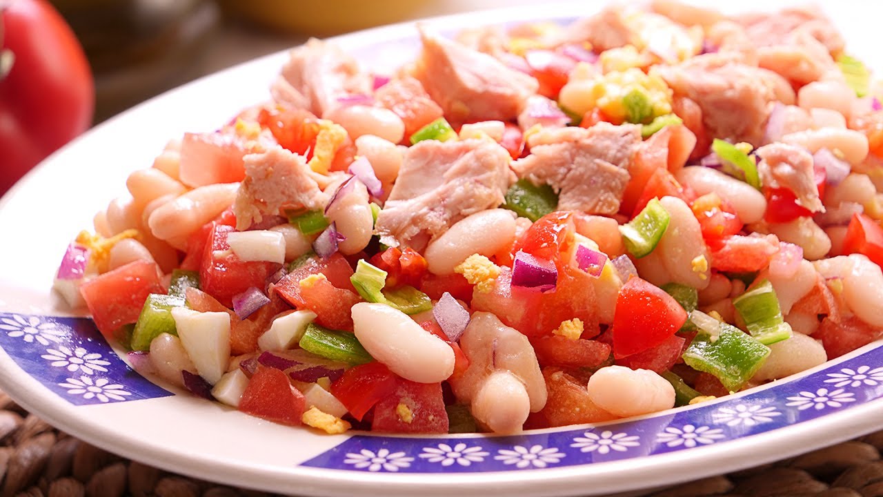 ensalada de habas a la vinagreta