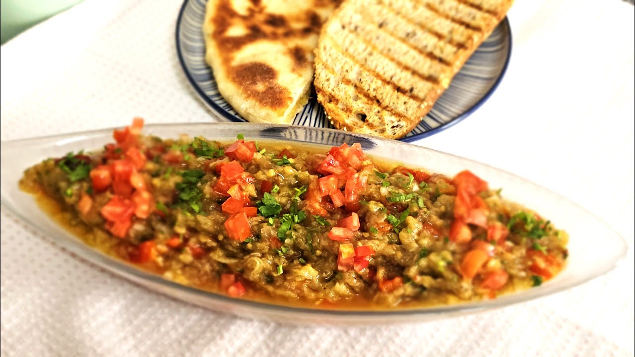 ensalada de pimientos y berenjenas asados murciana