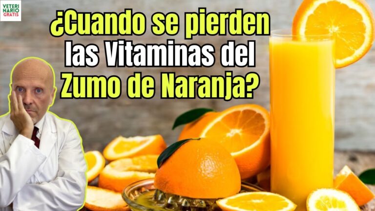 es cierto que el zumo de naranja pierde las vitaminas