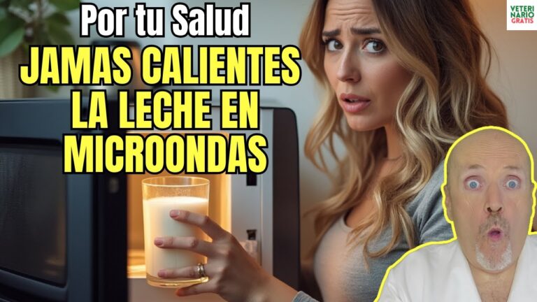 es malo calentar la leche en el microondas