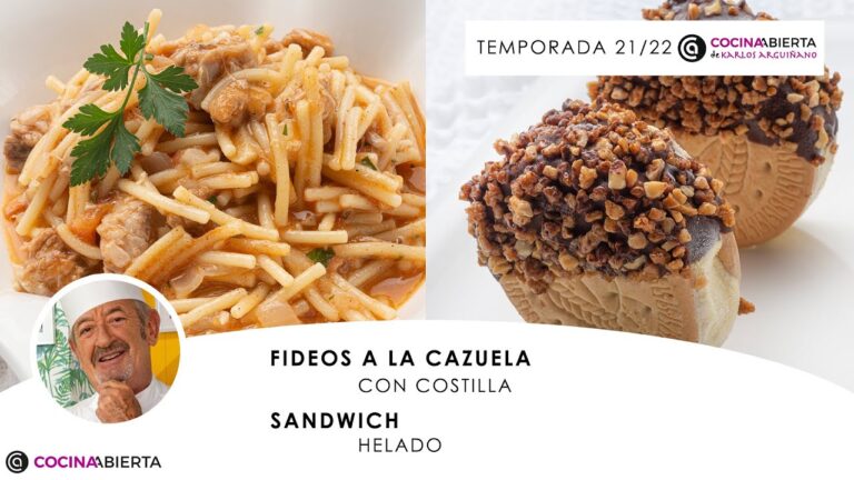 fideos a la cazuela karlos arguiñano