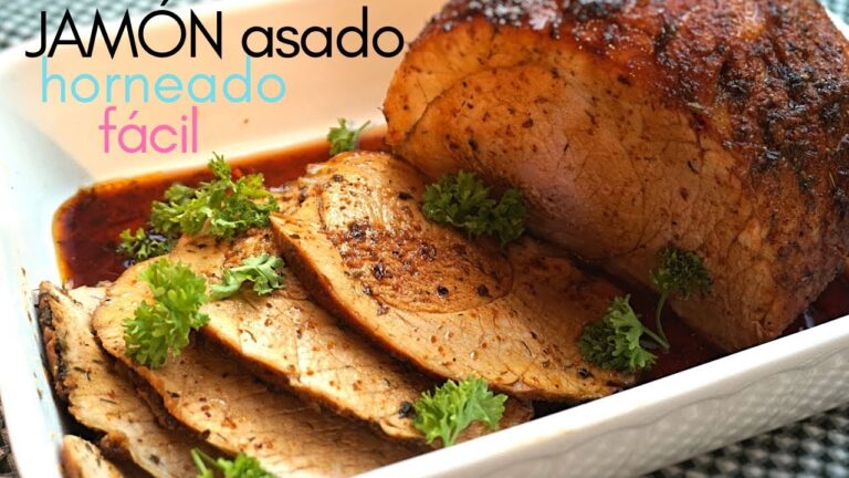 filetes de jamón de cerdo al horno