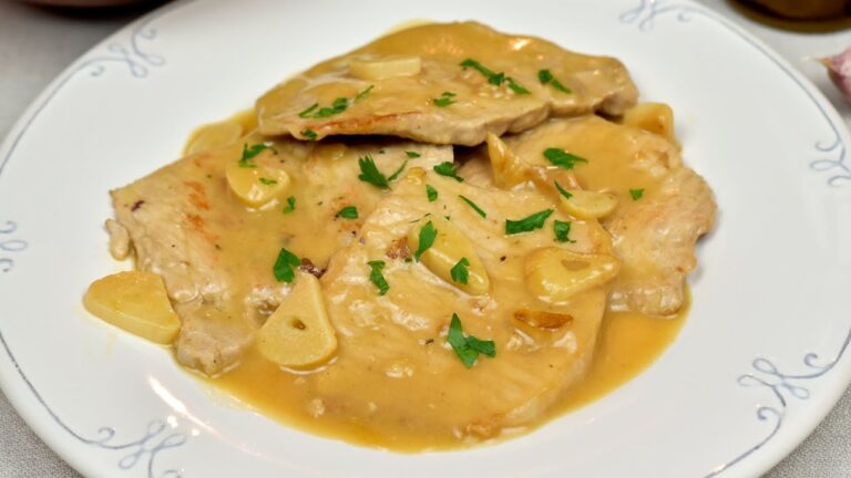 filetes de lomo adobado en salsa