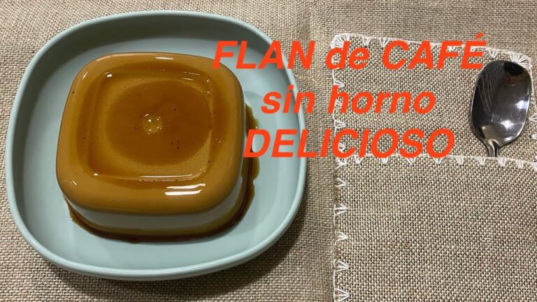 flan de café royal sin horno