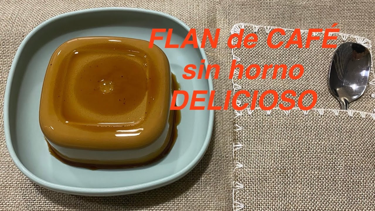 flan de café royal sin horno