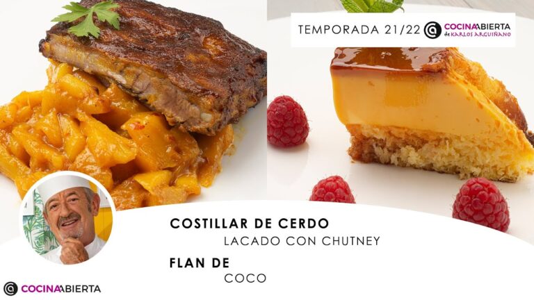 flan de coco de karlos arguiñano