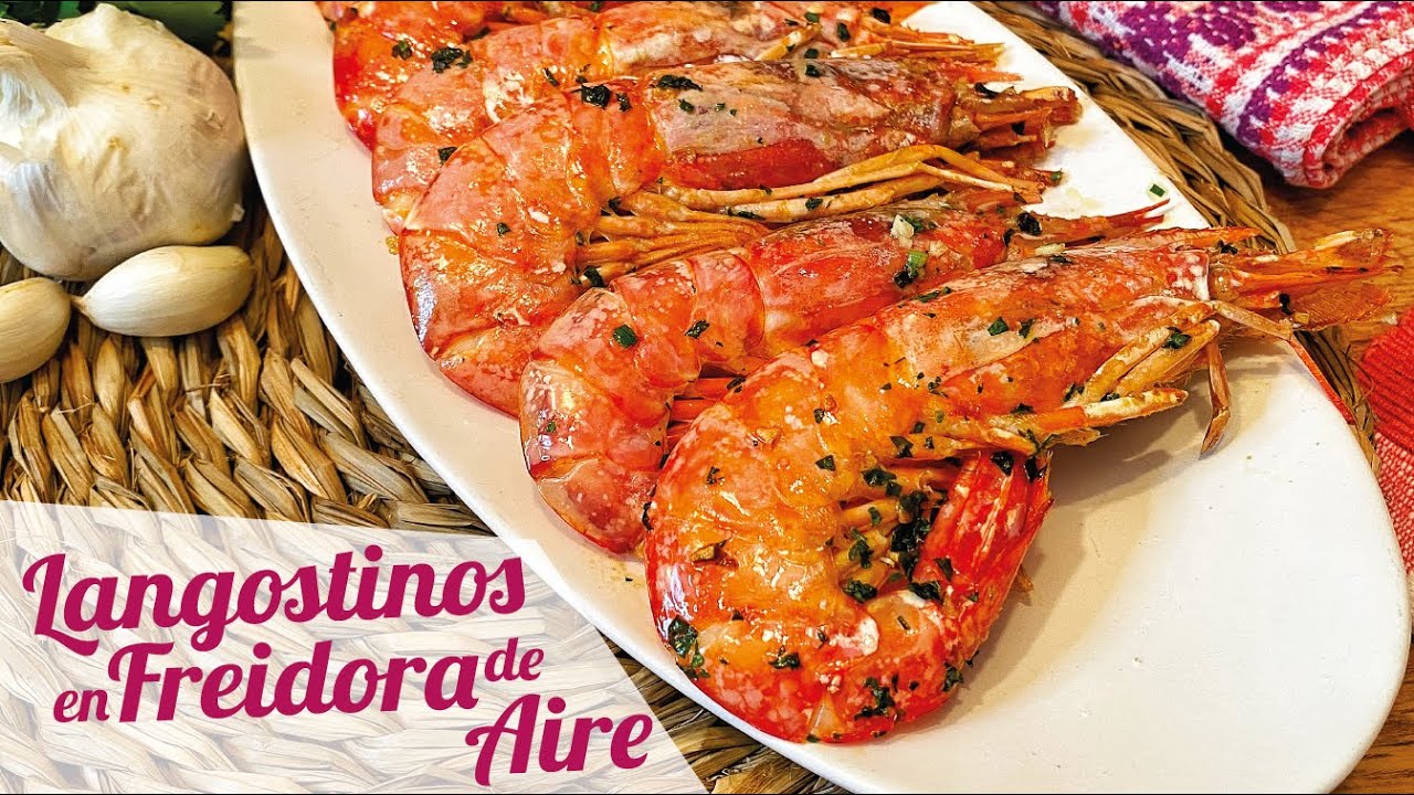gambas en freidora de aire cosori