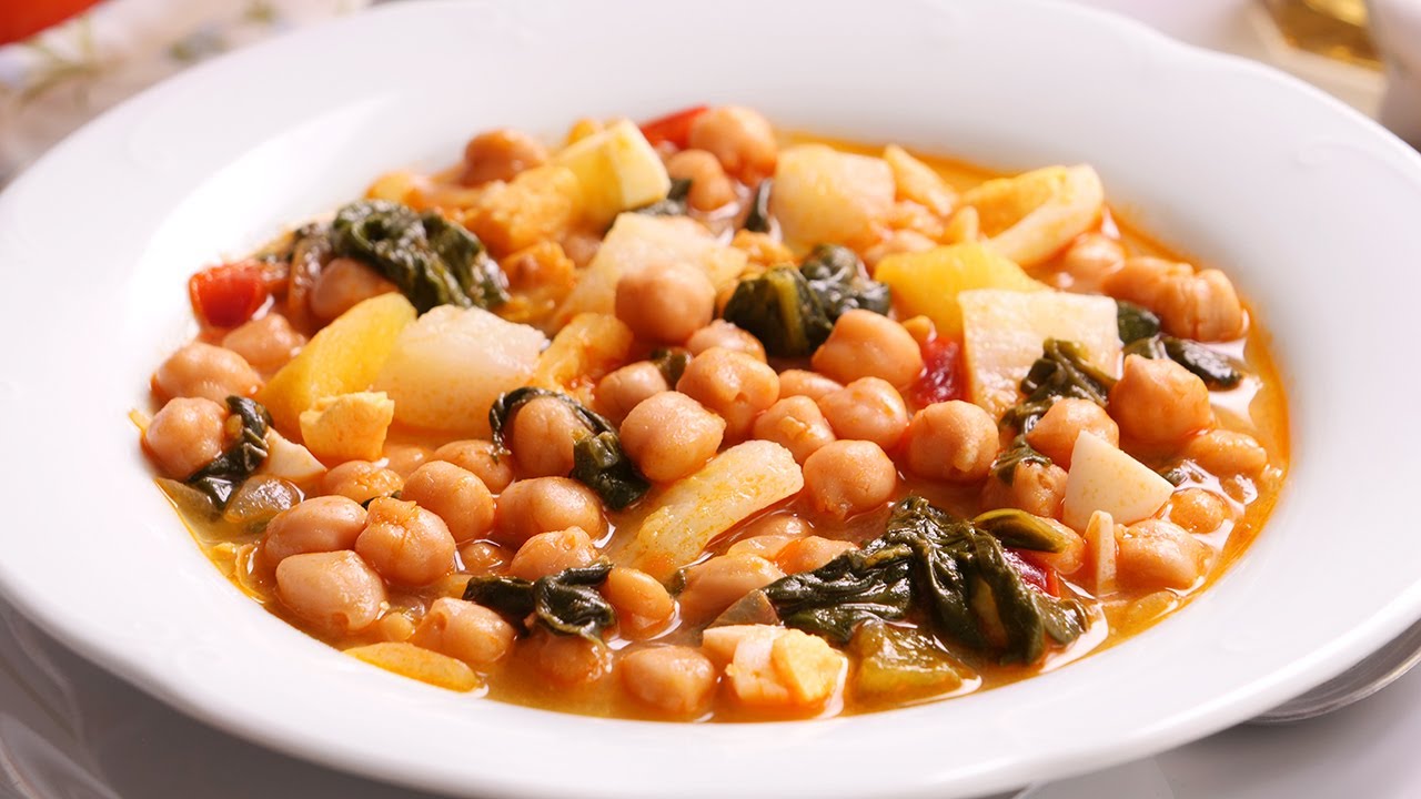 garbanzos con espinacas y bacalao receta asturiana